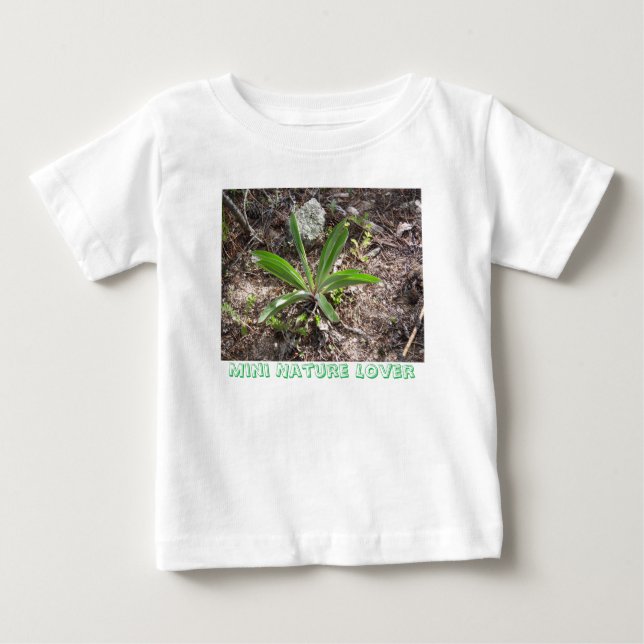 Nature Lover: Start Them Small Baby T-Shirt (Front)