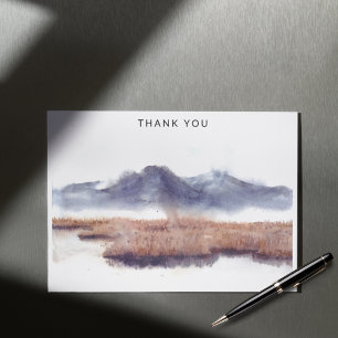 Nature Lover Sympathy Thank You Note Card