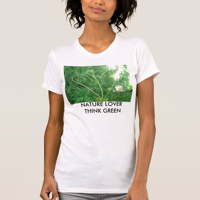 NATURE LOVER THINK GREEN T-Shirt (Front)