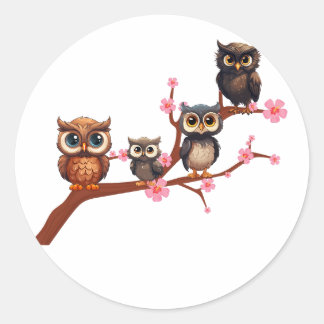 Nature Lovers, Nature Art, Birthdays Classic Round Sticker