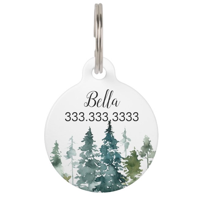Nature Lover's Pet ID Tag (Front)