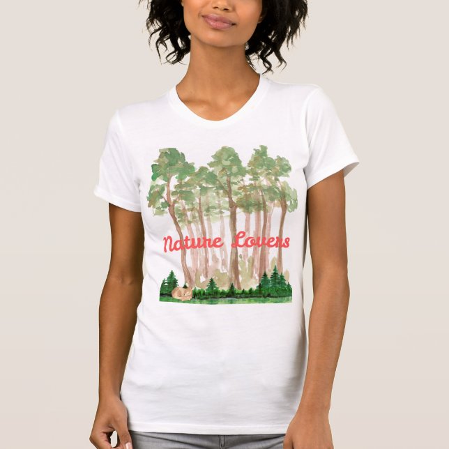 Nature lovers T-shirt (Front)