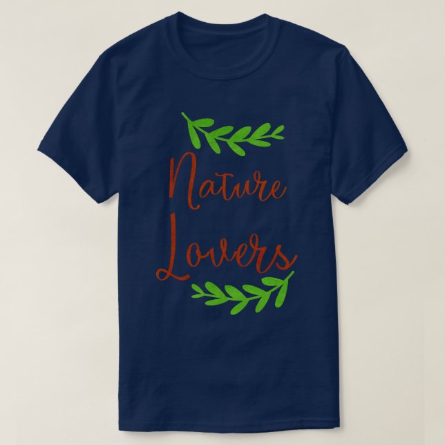 nature lovers T-Shirt (Design Front)