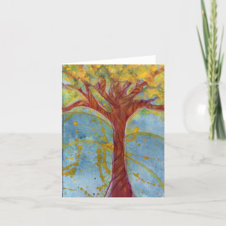 Nature Lovers Tree Thank You Card