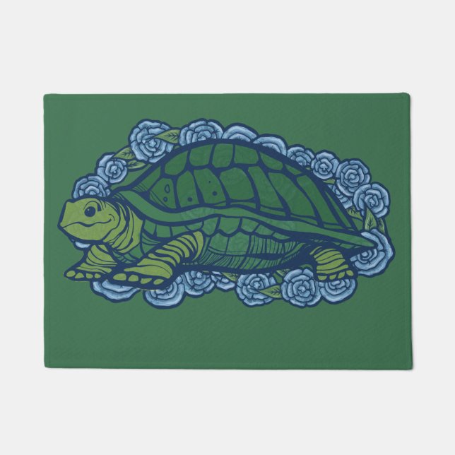Nature Lovers Turtle Art Turtles                   Doormat (Front)