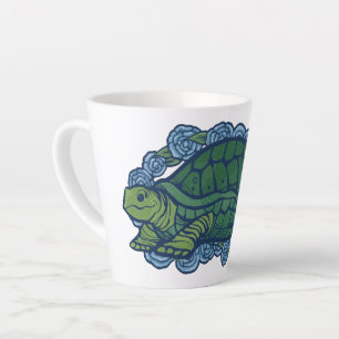 Nature Lovers Turtle Art Turtles Latte Mug