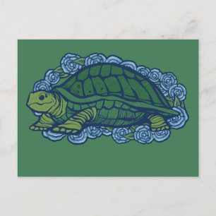 Nature Lovers Turtle Art Turtles                   Postcard