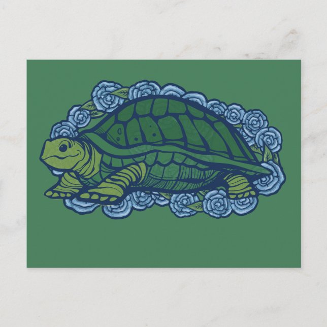 Nature Lovers Turtle Art Turtles                   Postcard (Front)