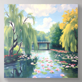 nature made us in a good mood foam core photo tile