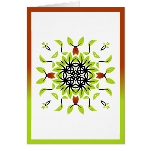 Nature mandala 04 cards (Front)