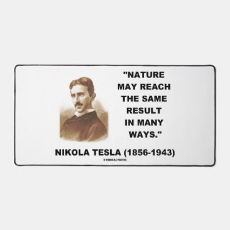 Nature May Reach Same Result In Many Ways Quote Desk Mat