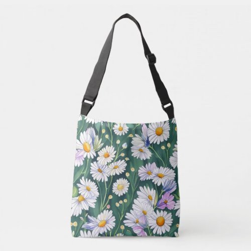 Nature meets artistry in beautifully daisy design crossbody bag