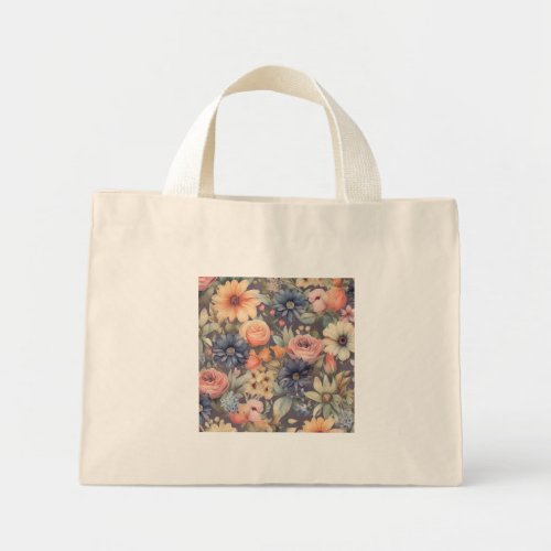 Nature meets artistry in beautifully daisy design mini tote bag