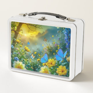 nature metal lunch box