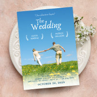 Nature Minimalist drama movie poster wedding photo