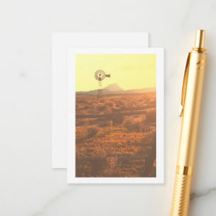 Nature Mountain South Africa ZA Wind Pump Enclosure Card