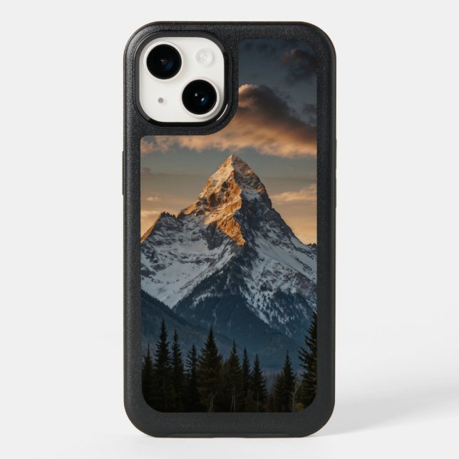 nature mountains trees  otterbox iPhone case (Back)