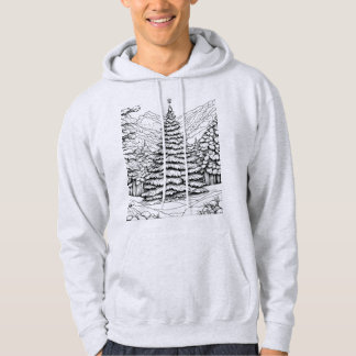 Nature,mountains, woods hoodie