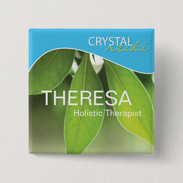 Nature Name Tag Button (Front)