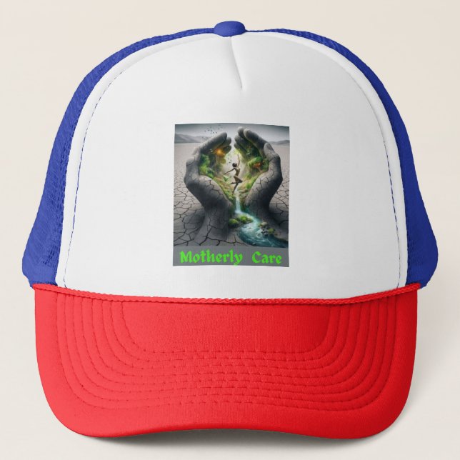 Nature Needs Hero– Be the Change, Protect Our Hero Trucker Hat (Front)