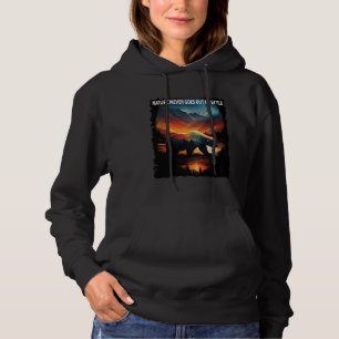 Nature Never Goes Out Of Style bear hiking camping Hoodie
