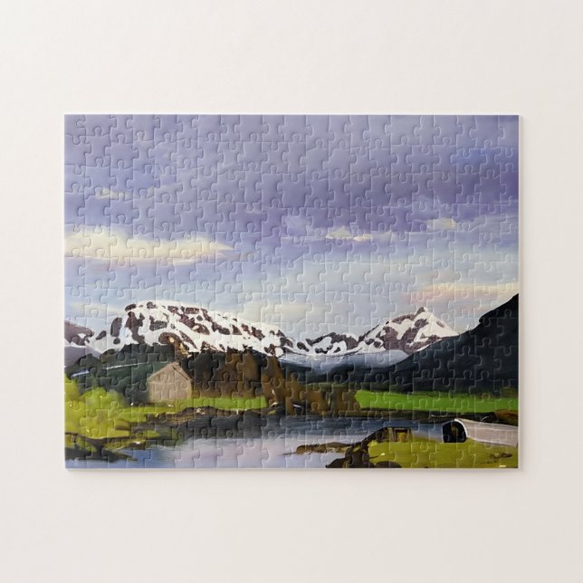 Nature Norway art  Jigsaw Puzzle (Horizontal)