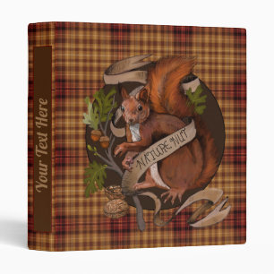 Nature Nut Squirrel 3 Ring Binder