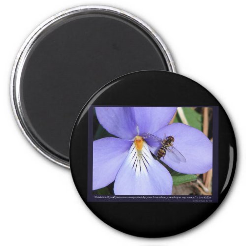 Nature Of  Love Birds_Foot Violet Magnet