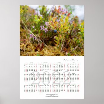 Nature Of Norway   Calendar 2022 Poster by Stangrit at Zazzle