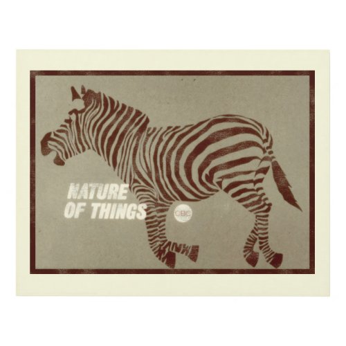 Nature of Things _ 1966 promo graphic Panel Wall Art