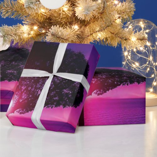 Nature of tree at the forest wrapping paper