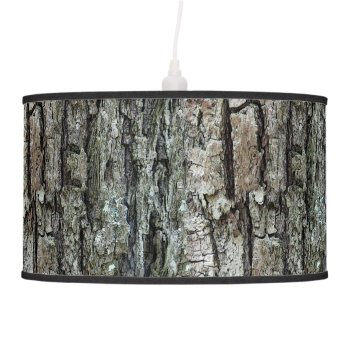 Nature Old Pine Bark Ceiling Lamp by KreaturFlora at Zazzle