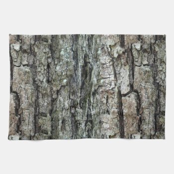 Nature Old Pine Bark Towel by KreaturFlora at Zazzle