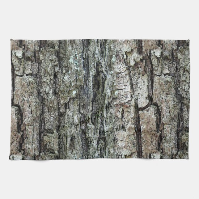 Nature Old Pine Bark Towel (Horizontal)