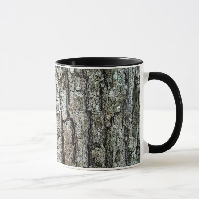 Nature Old Pine Tree Bark Mug (Right)