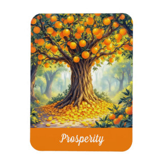 Nature Orange Tree Wealth Abundance Prosperity Magnet