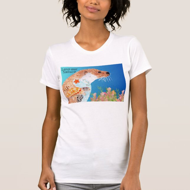 Nature Otter T-Shirt (Front)