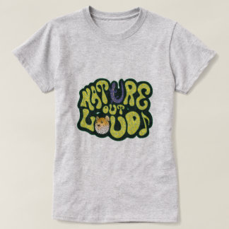 Nature Out Loud women's tee full color logo