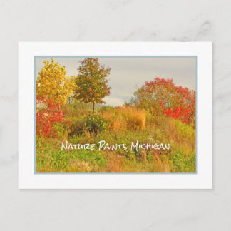 NATURE PAINTS MICHIGAN/FALL COLOR POSTCARD