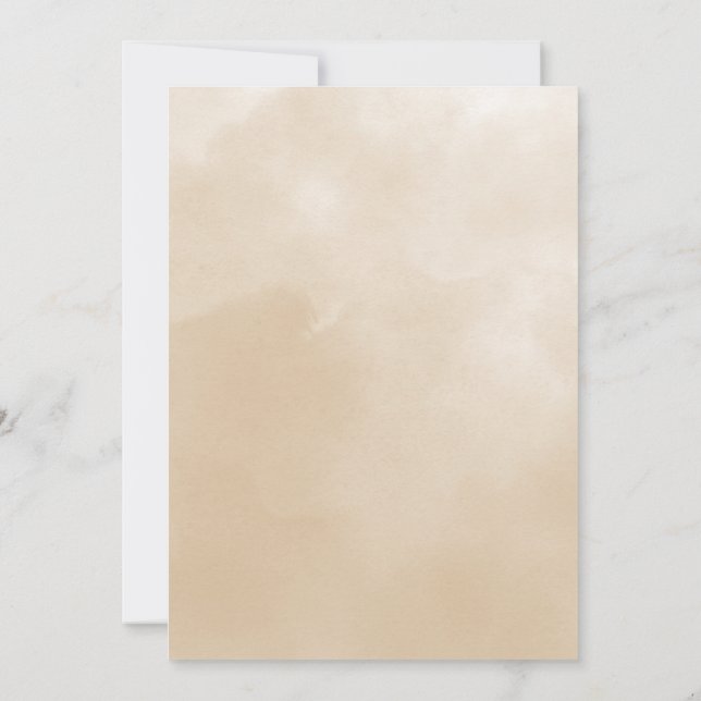 Nature Park Wedding Invitations  (Back)