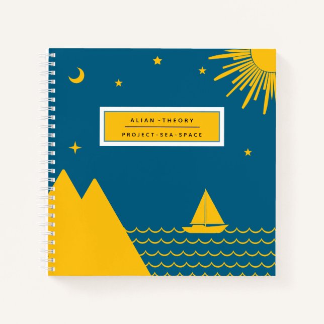 Nature Pattern Spiral Notebook (Front)