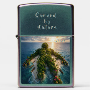 Nature - Personalized (w/ Name or Initial) Zippo Lighter
