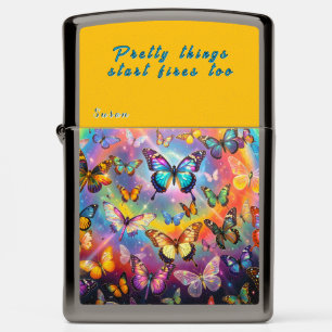 Nature - Personalized (w/ Name or Initial) Zippo Lighter