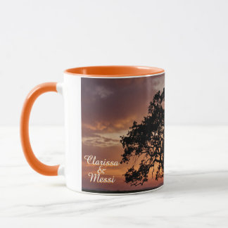 Nature Personalized Wedding Date Anniversary Mug