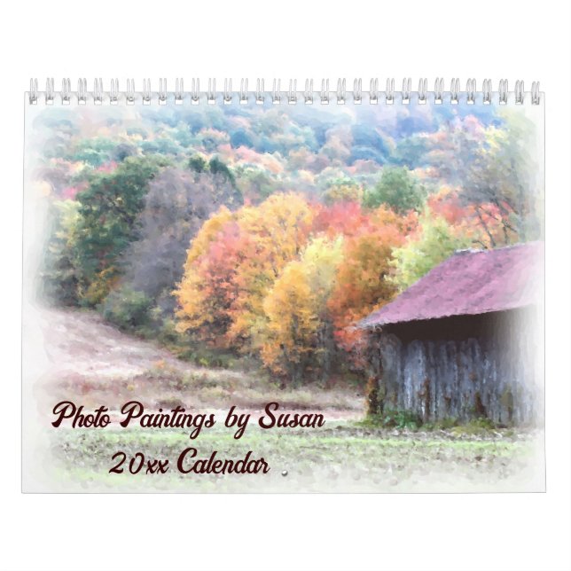 Nature Photo Paintings By Susan Calendar (Cover)