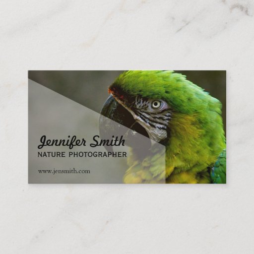 Customizable Nature Photographer Business Card