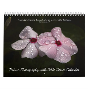 Nature Photography Bible Verses Faith Calendar