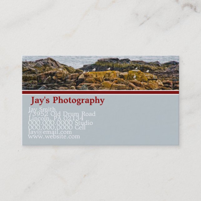 Nature Photography Business Cards (Front)