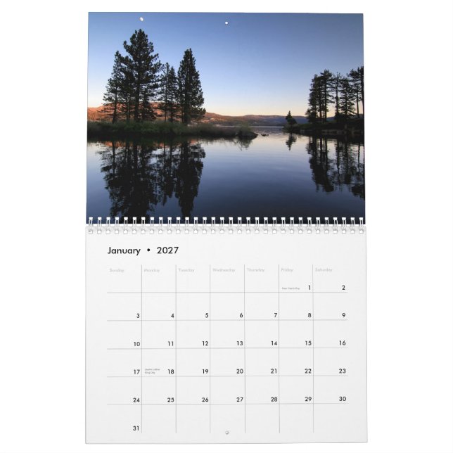 Nature Photography Calendar (Jan 2027)
