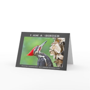 Nature Photography Pileated Woodpecker Birder Card